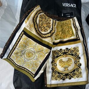 VERSACE Silk Shorts Brand New w/Tags